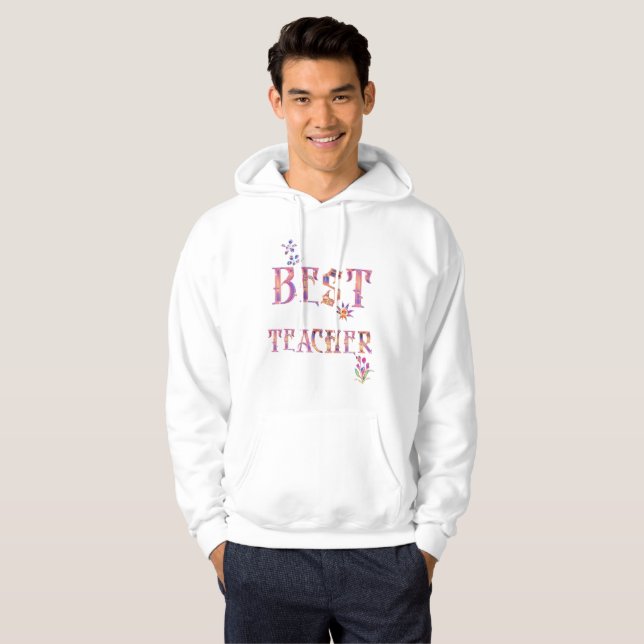 Bester Lehrer Hoodie (Vorne ganz)