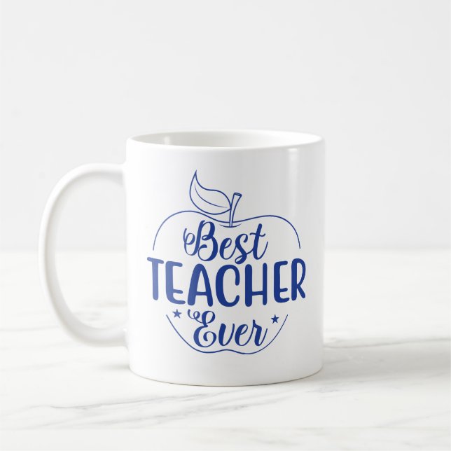 Bester Lehrer je Apple Personalisiert Kaffeetasse (Links)