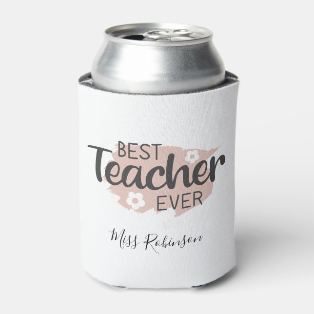 Bester Lehrer je ästhetischer Lehrer Wertschätzung Dosenkühler (Kanne Vorderseite)