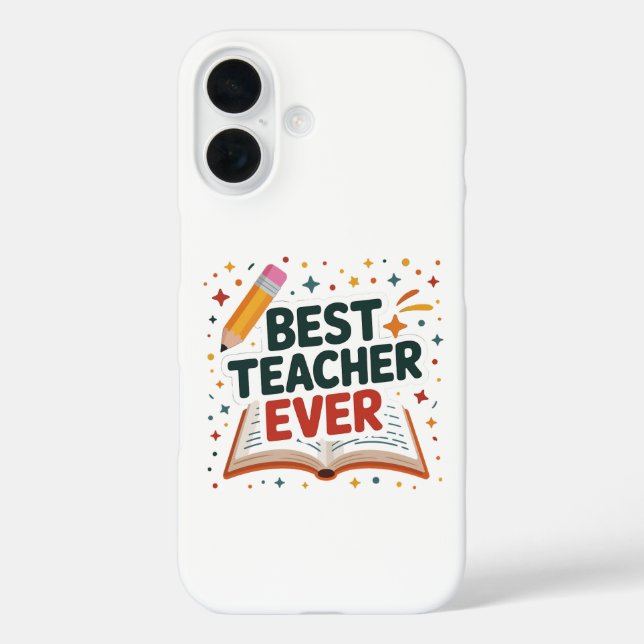 Bester Lehrer je iPhone 16 Hülle (Rückseite)