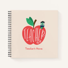 Bester Lehrer je, Lehrer Wertschätzung Apple Wurm Notizbuch