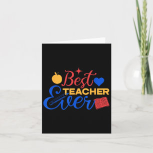 Bester Lehrer je Niedlich zurück in die Schule für Karte