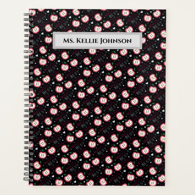 Bester Lehrer je Niedlicher Apple-Planer Planer (Vorderseite)