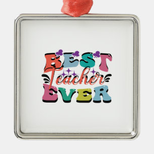 Bester Lehrer je Ornament Aus Metall