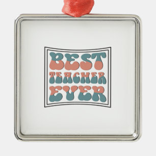 Bester Lehrer je Ornament Aus Metall