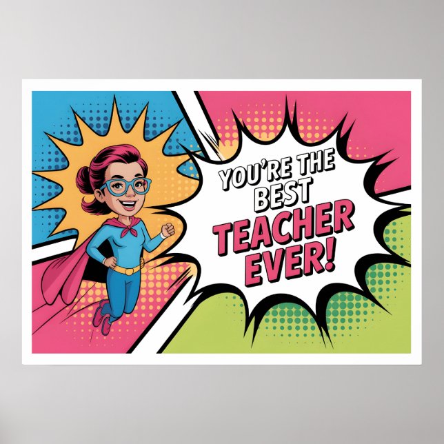 Bester Lehrer je Poster (Vorne)