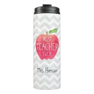 Bester Lehrer je Wasserfarbe für Apple Personalisi Thermosbecher