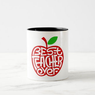 Bester Lehrer je Zweifarbige Tasse