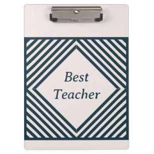 Bester Lehrer Klemmbrett