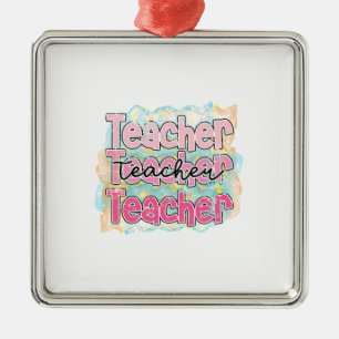 Bester Lehrer Ornament Aus Metall