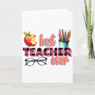 Bester Lehrer überhaupt Karte