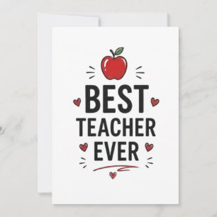 Bester Lehrer überhaupt  Karte