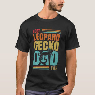 Bester Leopard Gecko Vater je Leopard Gecko Reptil T-Shirt