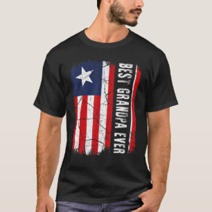Bester liberianischer Großvater je Liberia Großvat T-Shirt