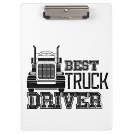Bester LKW-Fahrer Klemmbrett