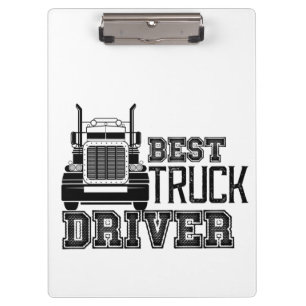 Bester LKW-Fahrer Klemmbrett
