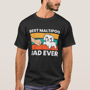 Bester Maltipoo Vater je Pet Maltipoo Dog T-Shirt