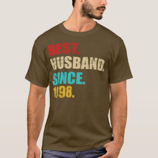 Bester Mann seit 1998 für 25. Silberhochzeit T-Shirt