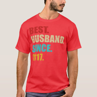Bester Mann seit 2017 für 5. Hochzeitstag VI T-Shirt
