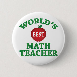 Bester Mathe-Lehrer der Welt Button