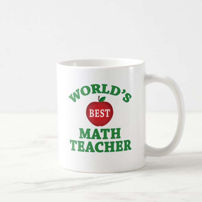 Bester Mathe-Lehrer der Welt Kaffeetasse (Rechts)
