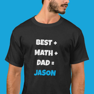 Bester Mathe-Vater-Geek-T-Shirt T-Shirt