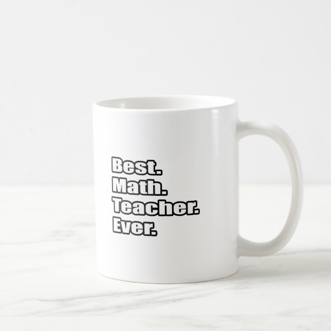 Bester Mathematiklehrer je Kaffeetasse (Rechts)