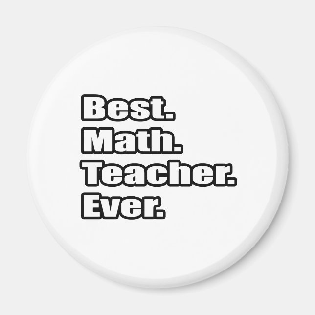 Bester Mathematiklehrer je Magnet (Vorne)