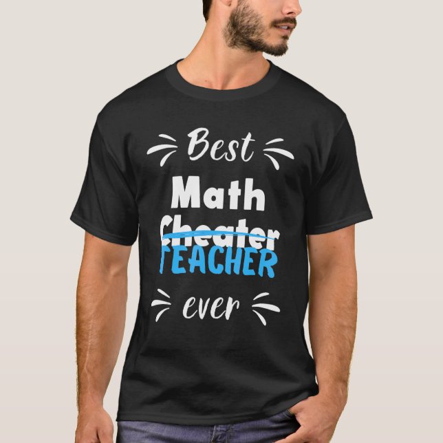 Bester Mathematiklehrer T-Shirt (Vorderseite)