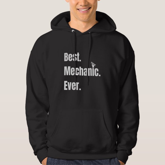 Bester Mechaniker je Hoodie (Vorderseite)