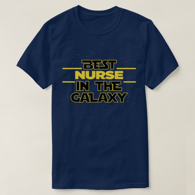 Bester medizinischer Assistent in den galaxischen  T-Shirt (Design vorne)