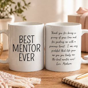 Bester Mentor Aller Zeiten Persönlicher Becher Mit Tasse