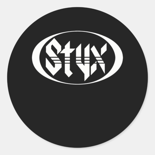 Bester Merch der Styx Band Music Legends Runder Aufkleber (Vorderseite)