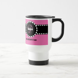 Bester MIDWIFE-Monogramm-Individuelle Name V10 Reisebecher