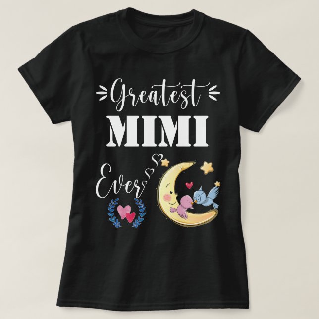 Bester Mimi je Plus Größe Granny I Liebe My Nana T-Shirt (Design vorne)