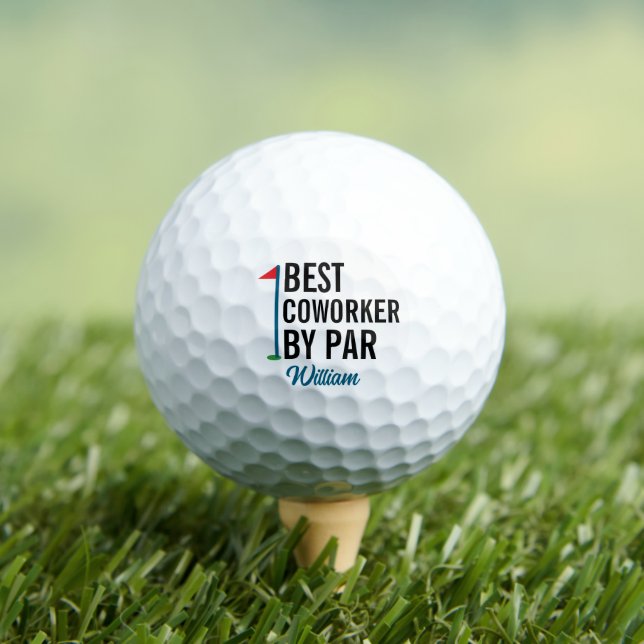 Bester Mitarbeiter nach Par-Individuelle Name Golfball (Insitu T-Shirt)
