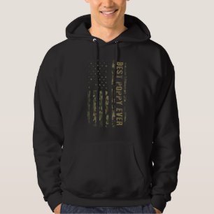 Bester Mohn jemals Tarnung Amerikanische Flagge Va Hoodie