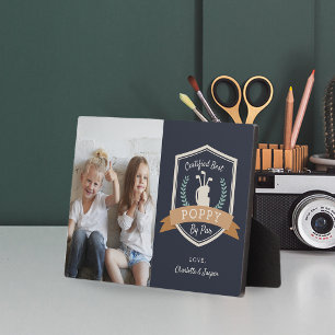 Bester Mohn nach Par   Golf Opa Foto Fotoplatte