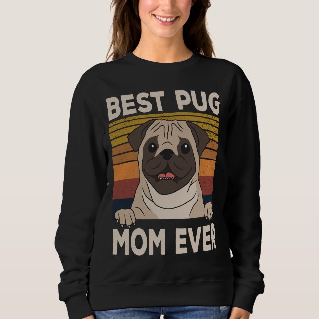 Bester Mops Mama Classic T - Shirt 466 (Vorderseite)