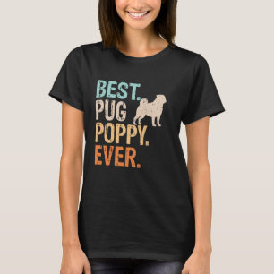 Bester Mops Mohn Aller Hundeliebhaber Opa Lustig R T-Shirt