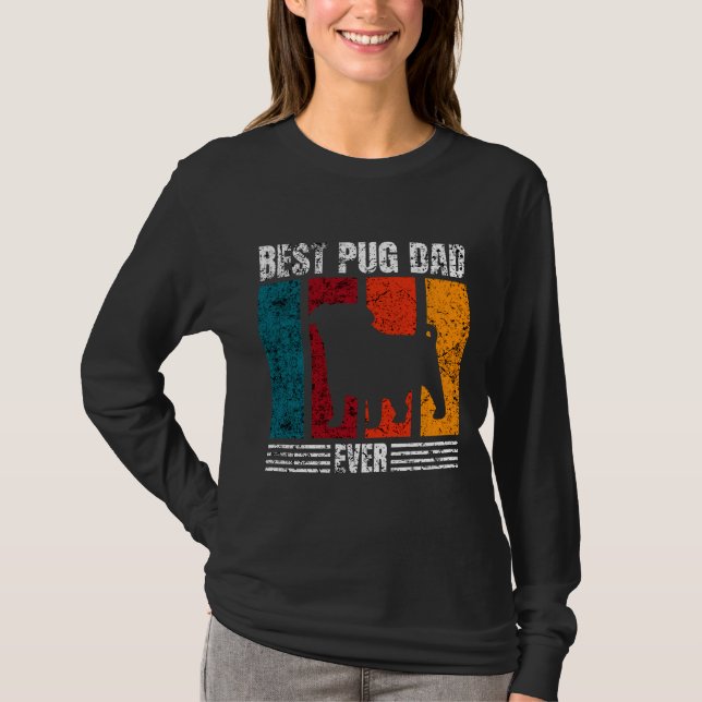 Bester Mops Vater je Classic T - Shirt 538 (Vorderseite)