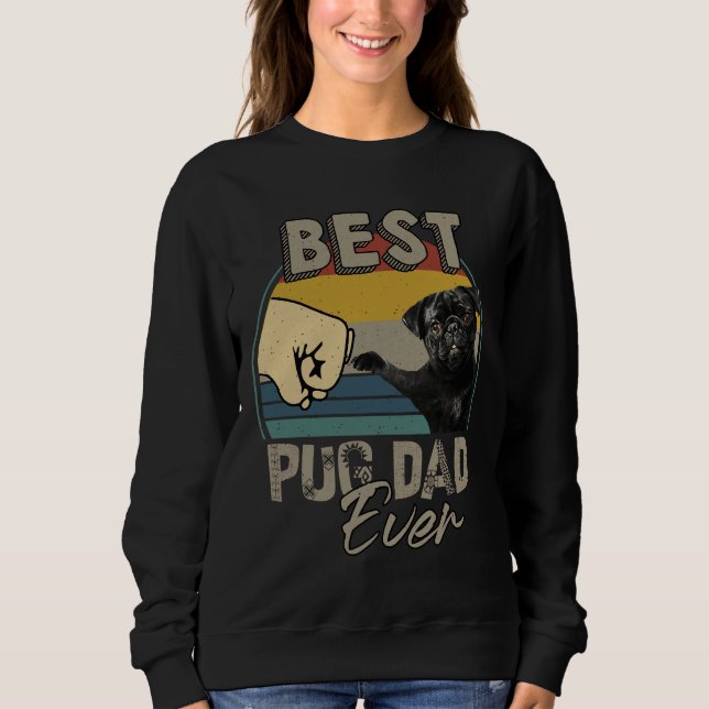 Bester Mops Vater je unverzichtbarer T - Shirt 217 (Vorderseite)