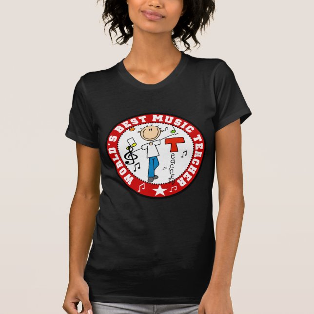 Bester Musiklehrer der Welt T-Shirt (Vorderseite)