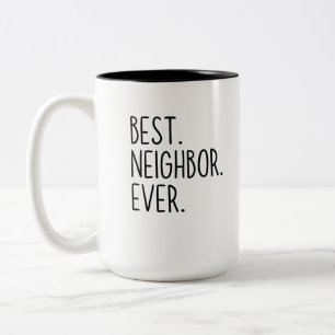 bester Nachbar je Zweifarbige Tasse
