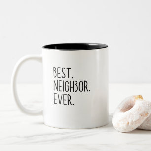 bester Nachbar je Zweifarbige Tasse