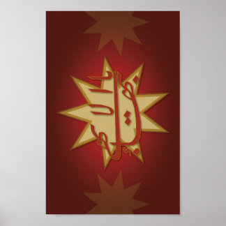 Bester Name (rot) Poster