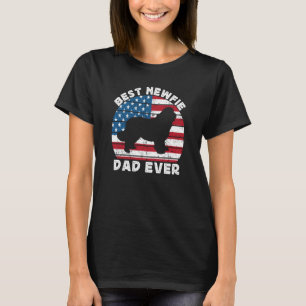 Bester Newfie-Vater für Männer Neufundland-Hündin T-Shirt