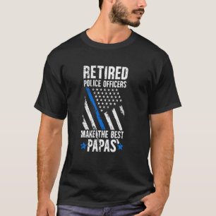 Bester Offizier der Polizei Papa Polizeichef Re T-Shirt