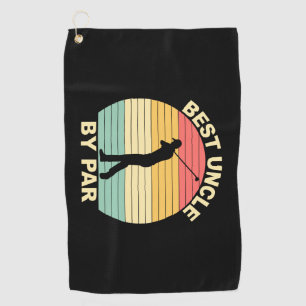 Bester Onkel By Par - Golfen Golfhandtuch