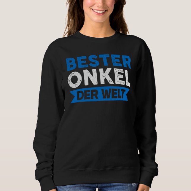 Bester Onkel der Welt Familie Sweatshirt (Vorderseite)